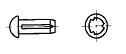 DIN 1476 - Штифт насеченный с круглой головкой
