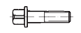 DIN 478 - Винт с квадратной головкой и буртиком