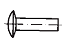 DIN 662 (ISO 1051) - Заклепка с полупотайной головкой 