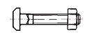 DIN 186 - Болт с прямоугольной Т-образной головкой и квадратным подголовком
