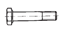 DIN 6914 (EN 14399) - Болт НV (высокопрочный)  с шестигранной головкой с  увеличенным размером под ключ для стальных конструкций